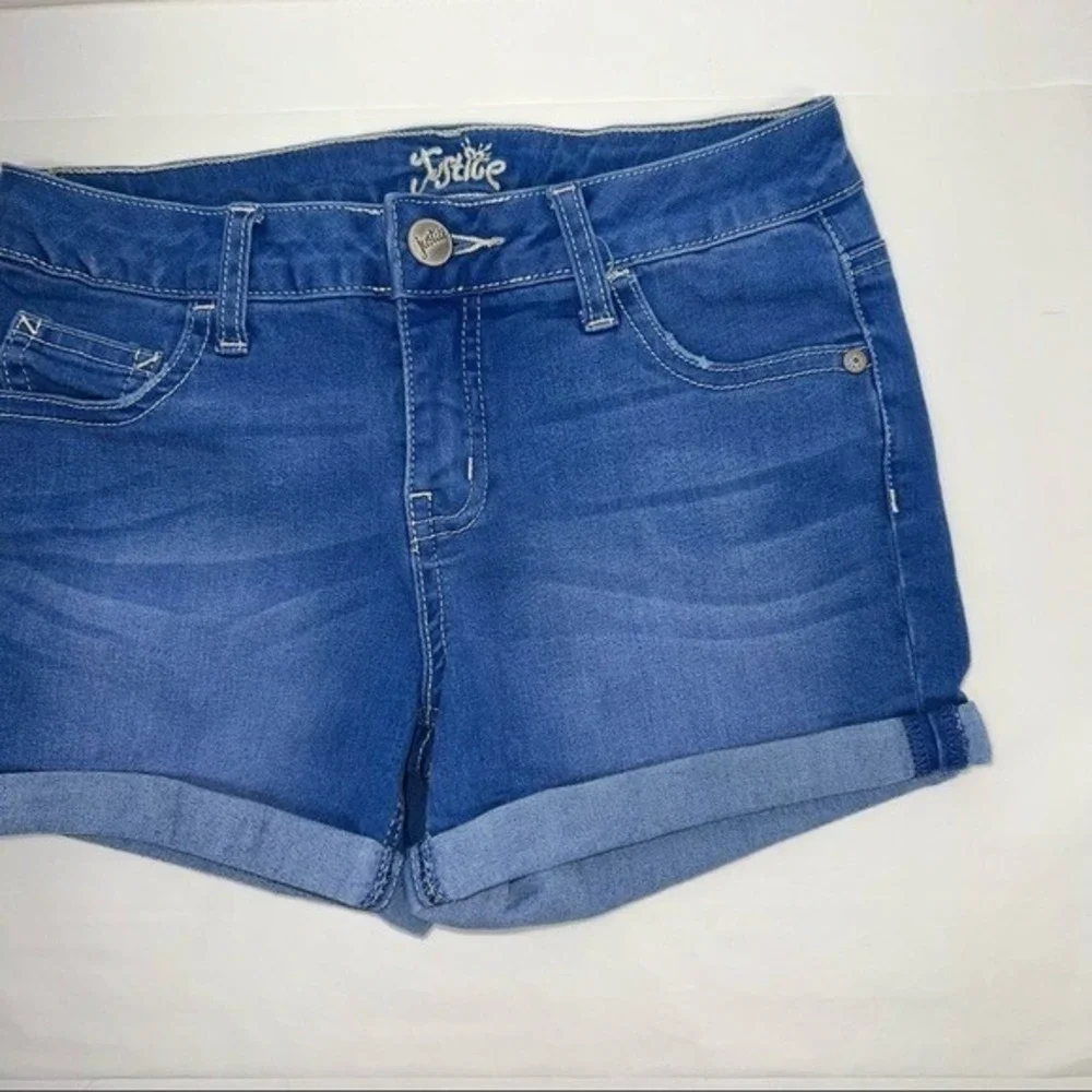 Justice Denim Shorts Size‎ 12
